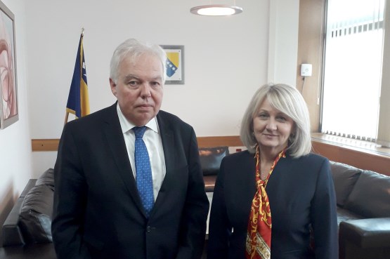 Speaker of the House of Representatives Borjana Krišto met with the Ambassador of the Russian Federation to BiH